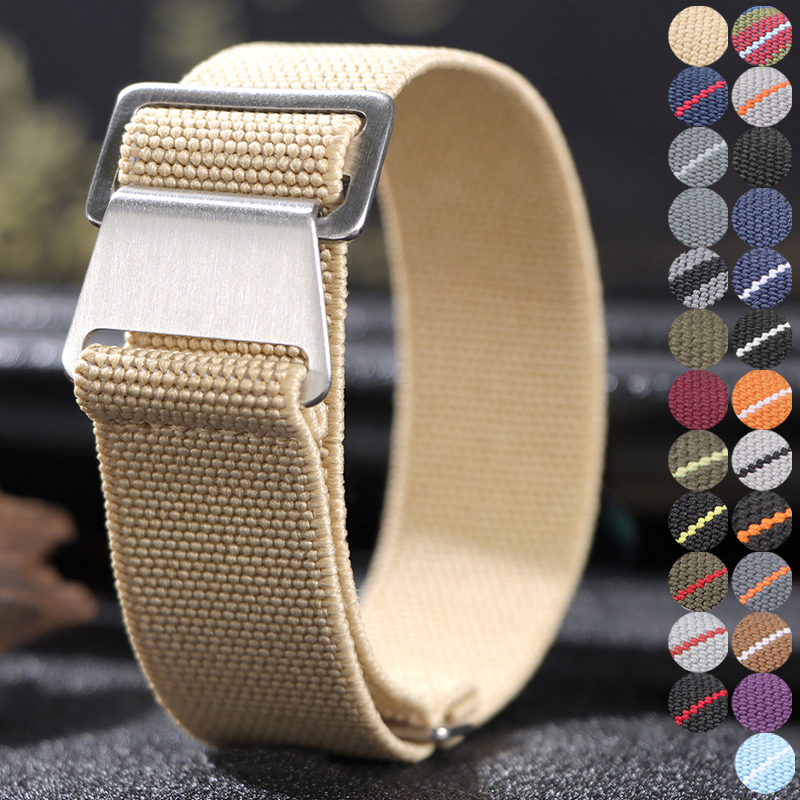 18/20/22mm Elastic Nylon Watch - Parachute Strap Elastic recensione e prezzo