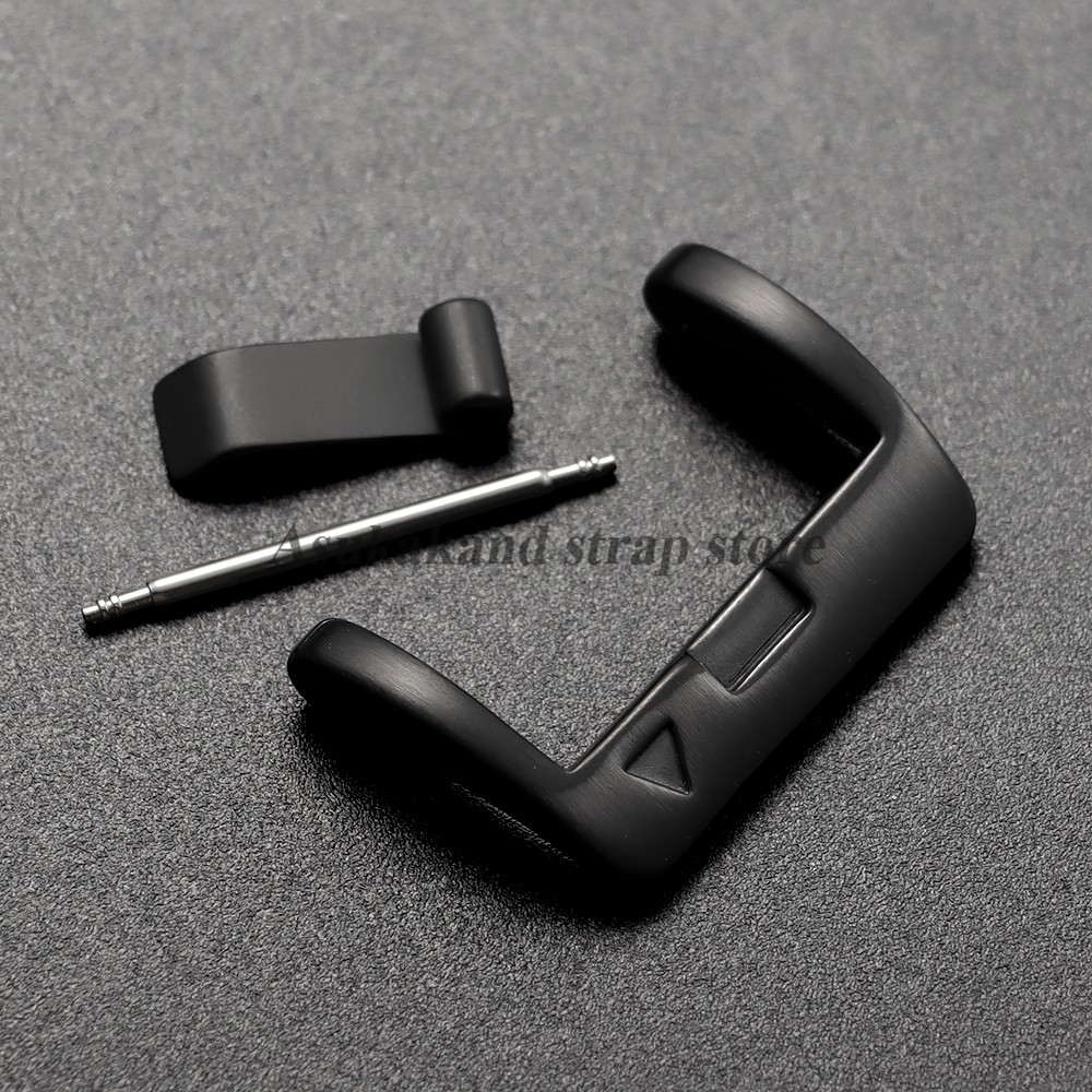 Black Stainless Steel Watch Bu - Silicone Watch Band 22Mm recensione e prezzo