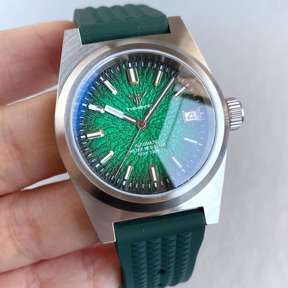 New 38mm Mechanical Watch Men  - Rubber Strap Diver recensione e prezzo