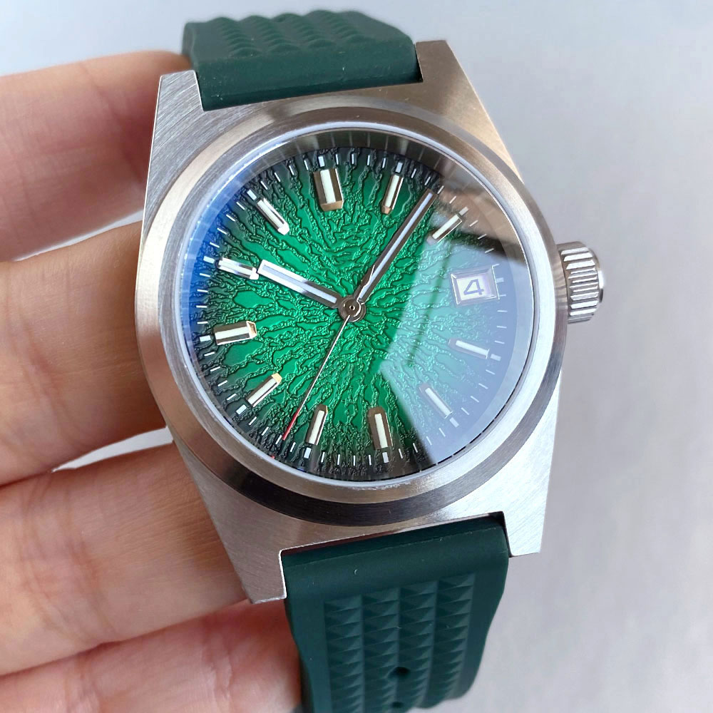 New 38mm Mechanical Watch Men  - Rubber Strap Diver recensione e prezzo