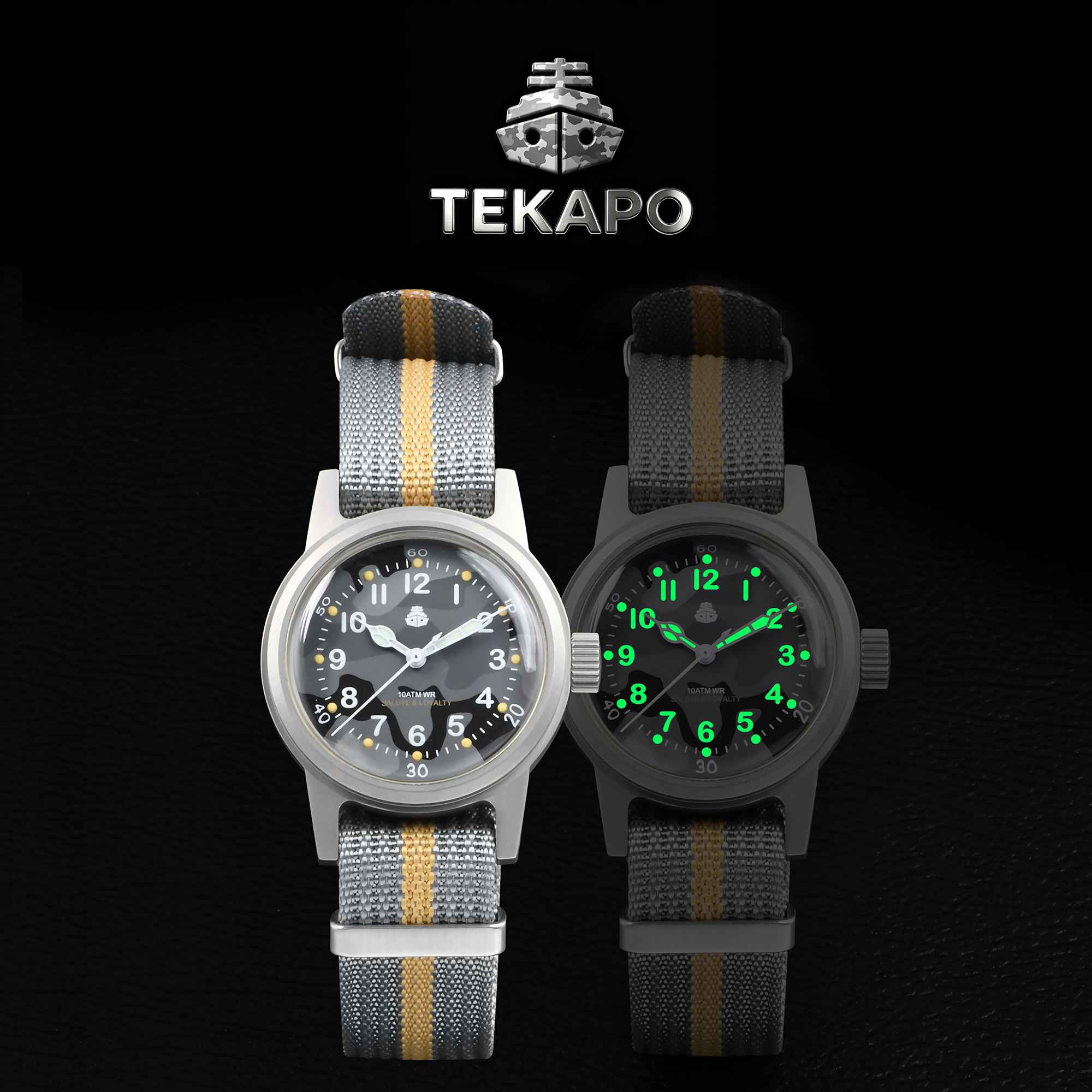 TEKAPO Replica World War II Re - Canvas Strap Watch recensione e prezzo