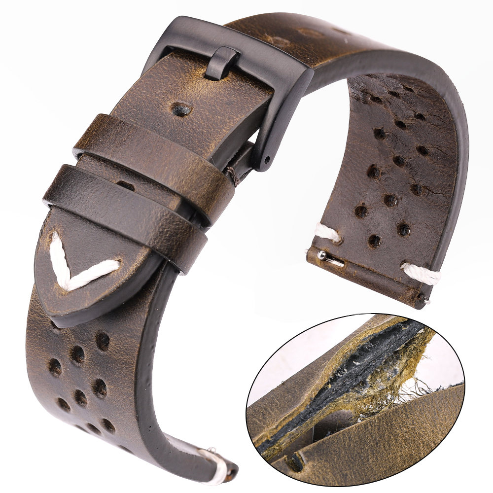 Breathable Genuine Leather Qui - Nato Strap Nylon recensione e prezzo