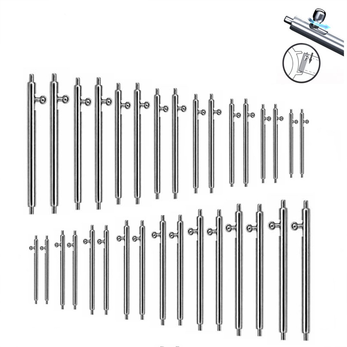 22MM 20MM 10PCS 1.8mm Diameter - Spring Bar Tool Set recensione e prezzo