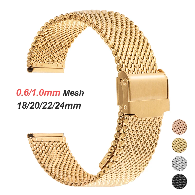 0.6mm 1.0mm Milanese Mesh Stra - Mesh Strap Metal recensione e prezzo