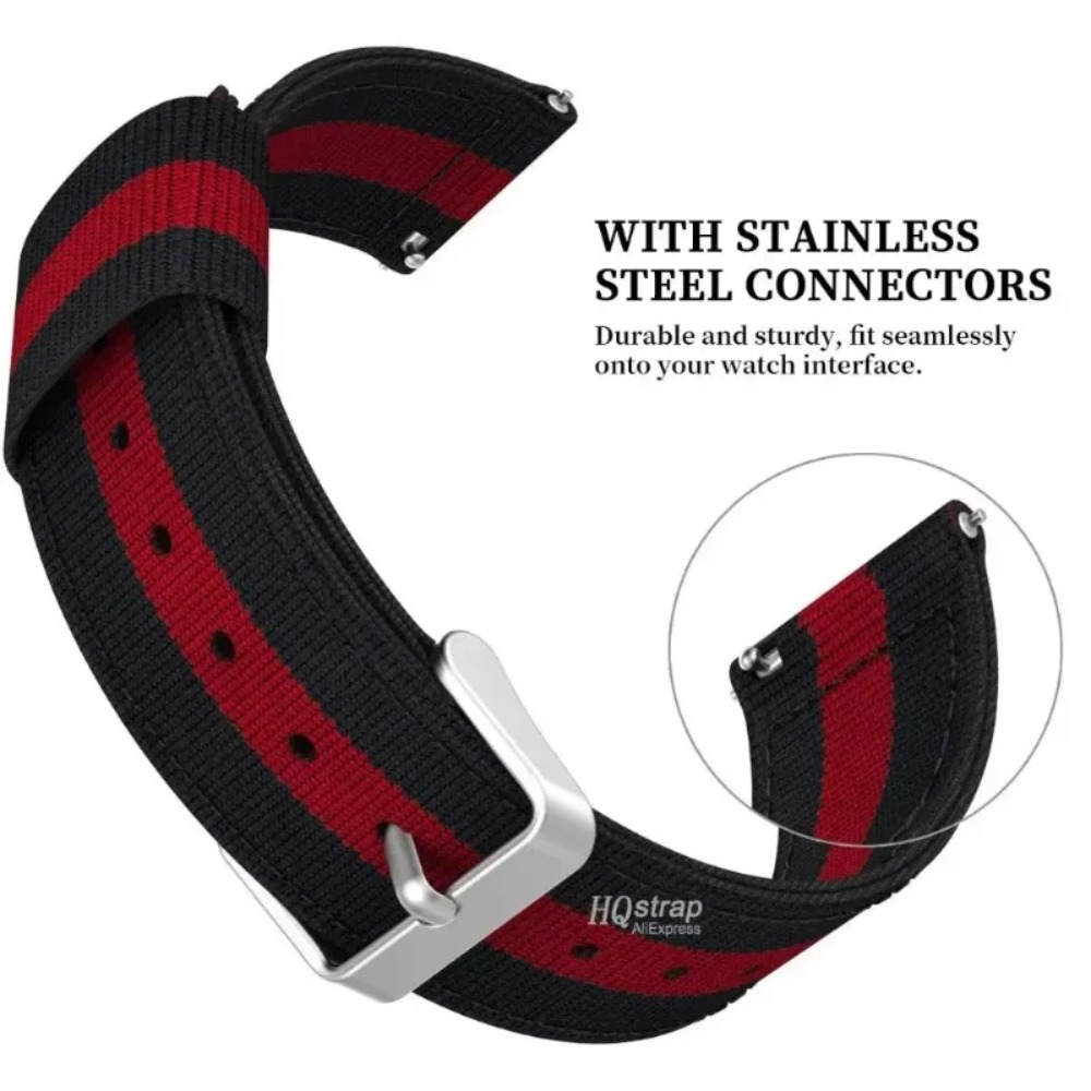 22/20mm Canvas Nylon Strap For - Canvas Strap Watch recensione e prezzo