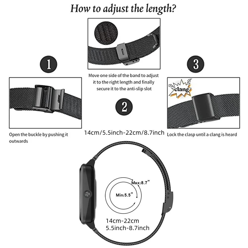 Metal Bands for Huawei Band 6/ - Mesh Strap Metal recensione e prezzo