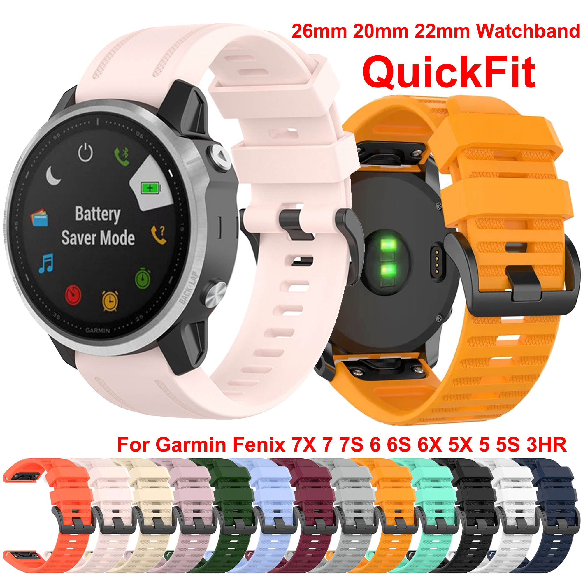Watch Bands For Garmin Fenix 8 - Silicone Watch Band 22Mm recensione e prezzo