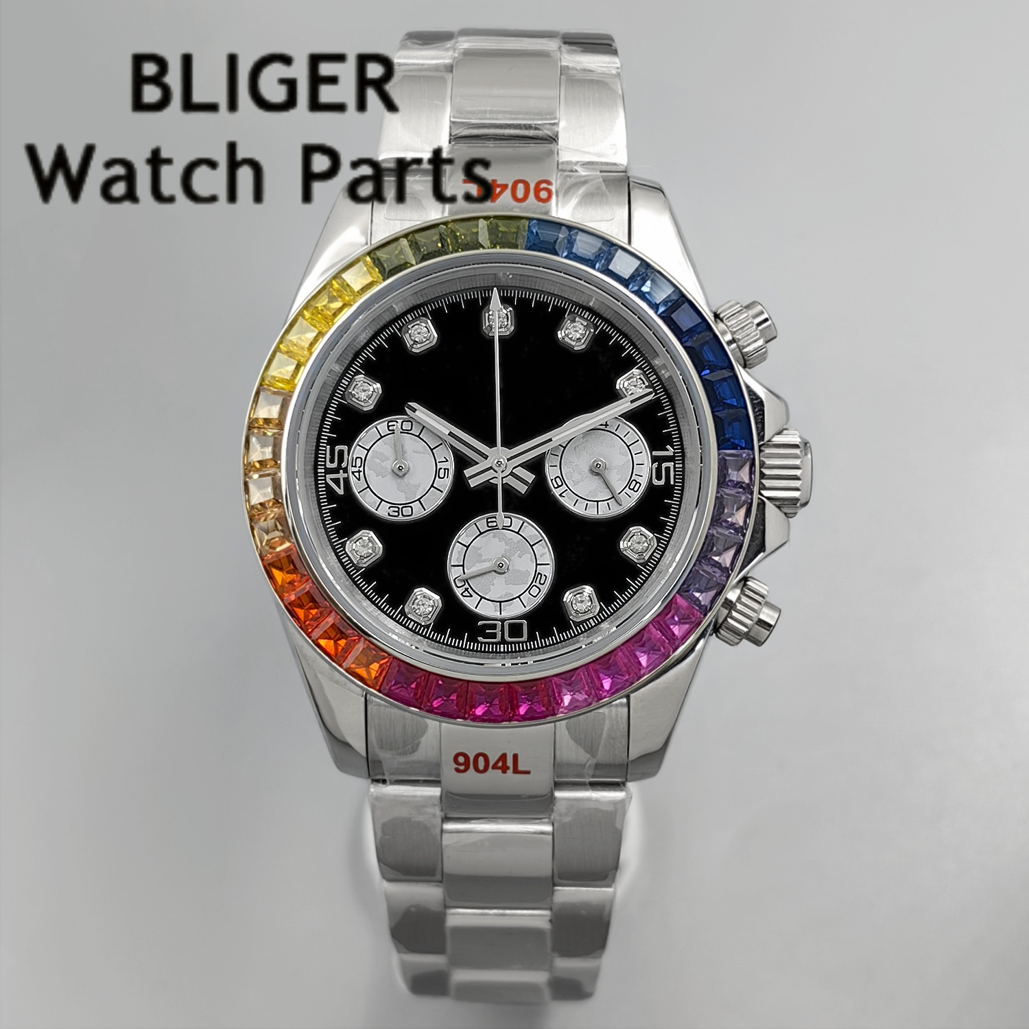 BLIGER Black Panda Dial Multic - Rubber Strap Diver recensione e prezzo