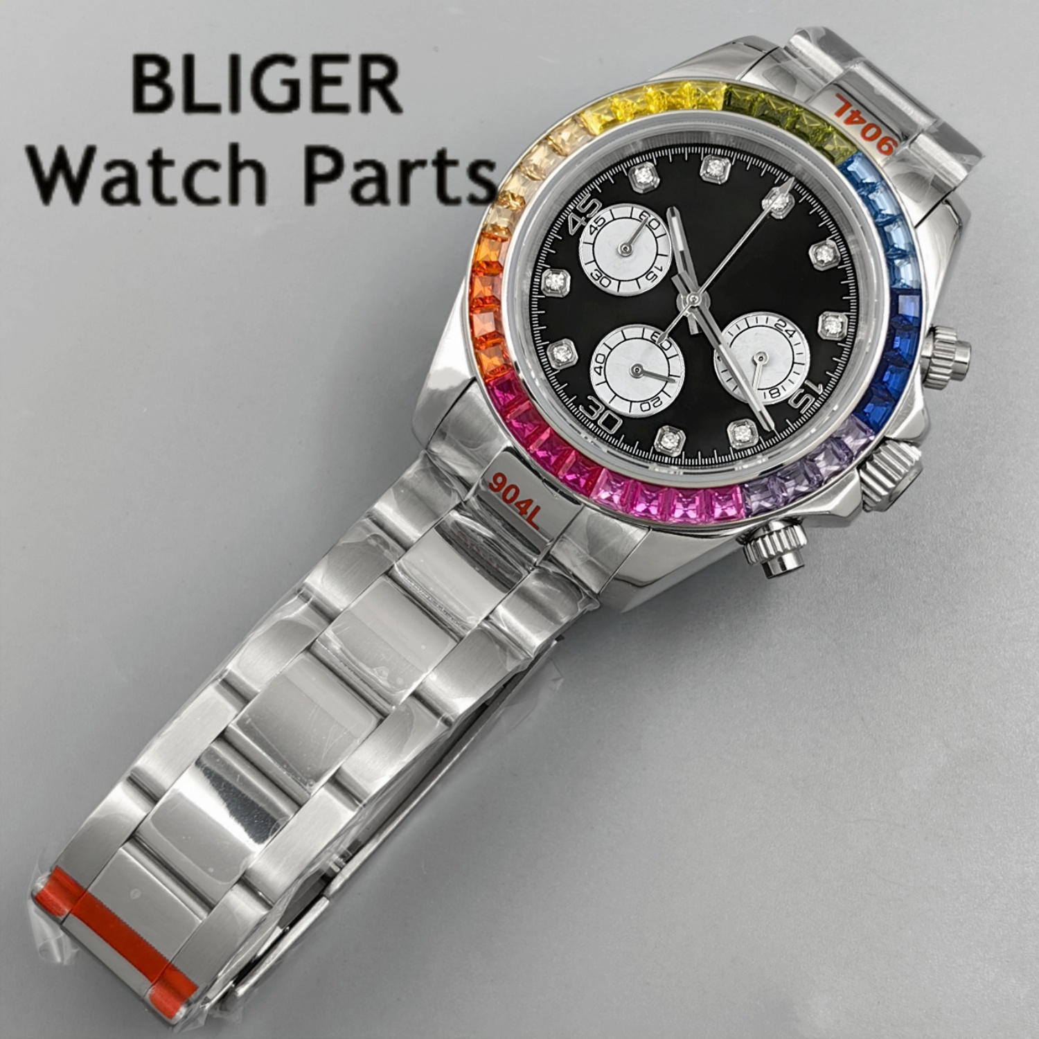 BLIGER Black Panda Dial Multic - Rubber Strap Diver recensione e prezzo