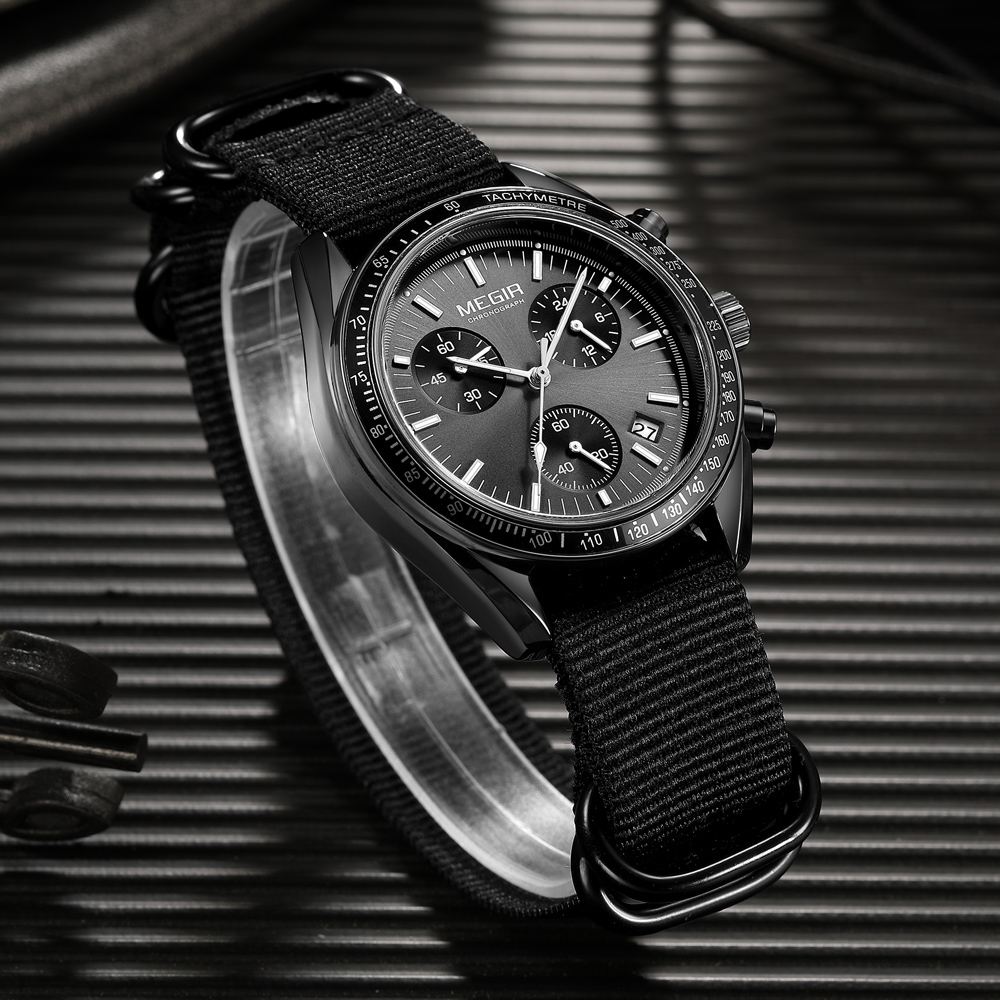 MEGIR New Luxury Men's Watches - Canvas Strap Watch recensione e prezzo