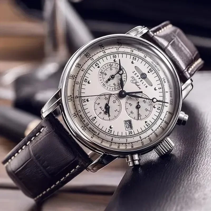 Zeppelin Airship Automatic Dat - Leather Watch Band Men recensione e prezzo