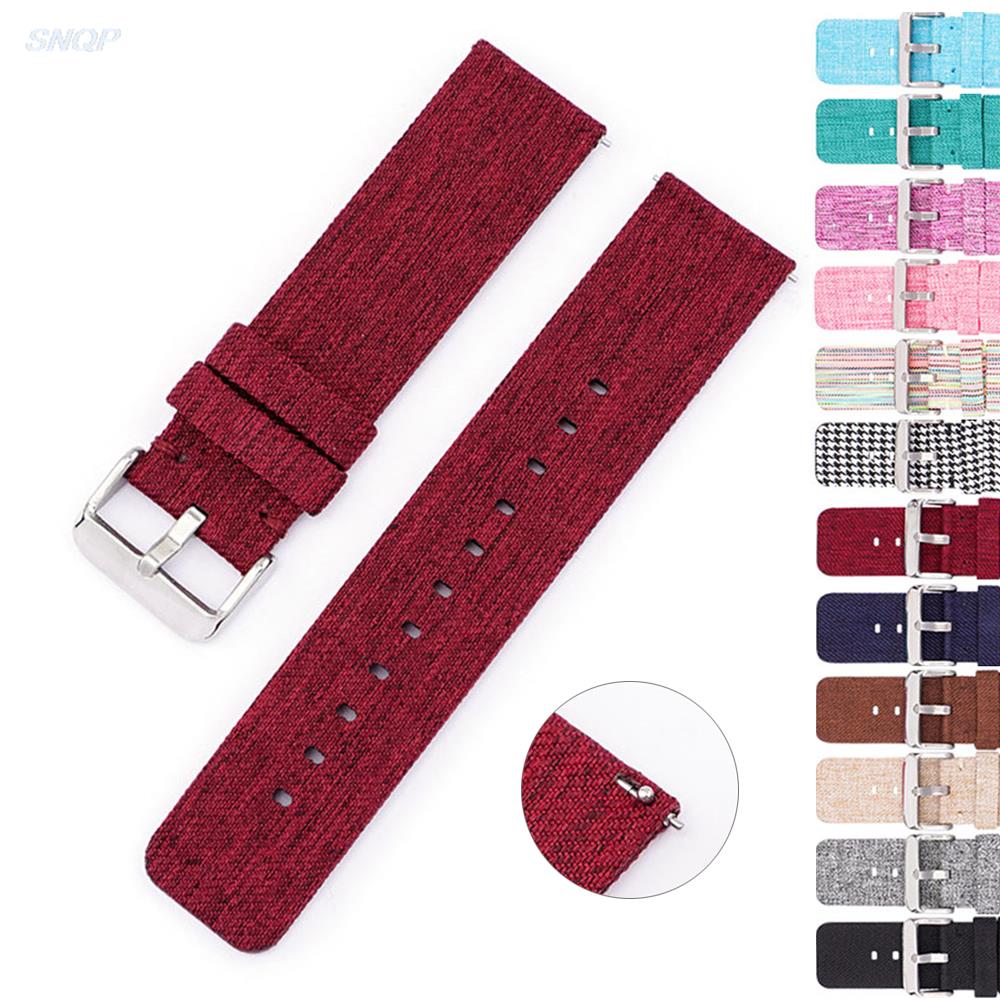 12mm 14mm 16mm 18mm 20mm 22mm  - Canvas Strap Watch recensione e prezzo