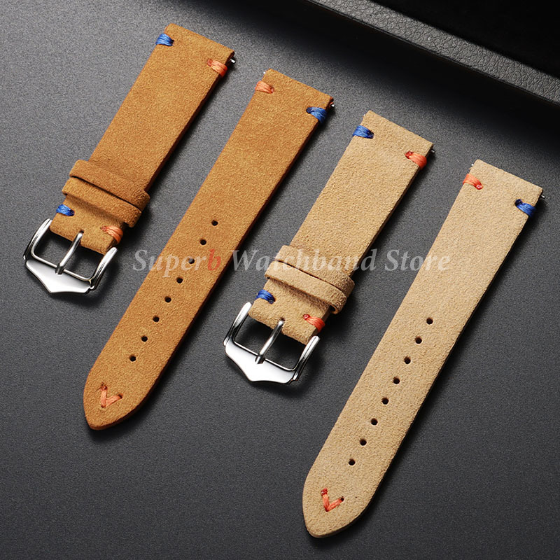 Suede Leather Watch Strap 18mm - Suede Strap Watch recensione e prezzo