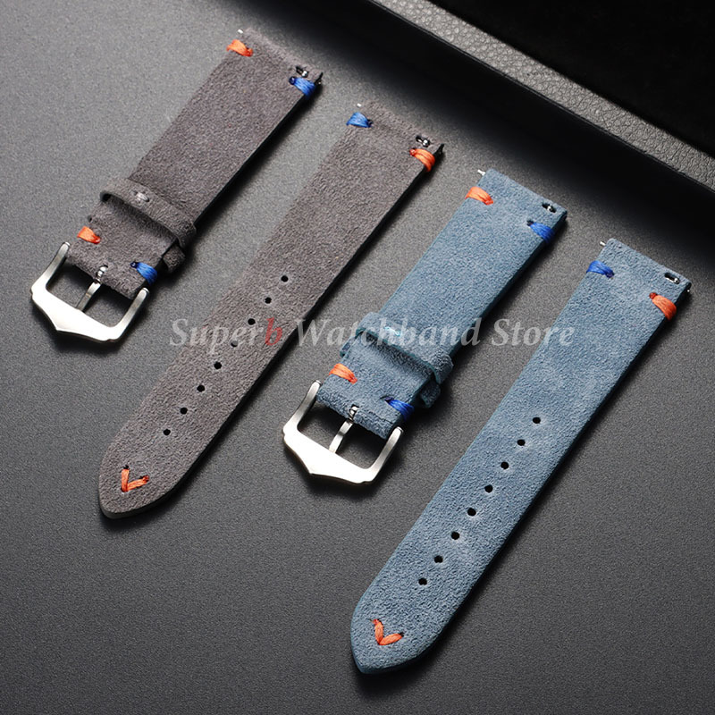 Suede Leather Watch Strap 18mm - Suede Strap Watch recensione e prezzo