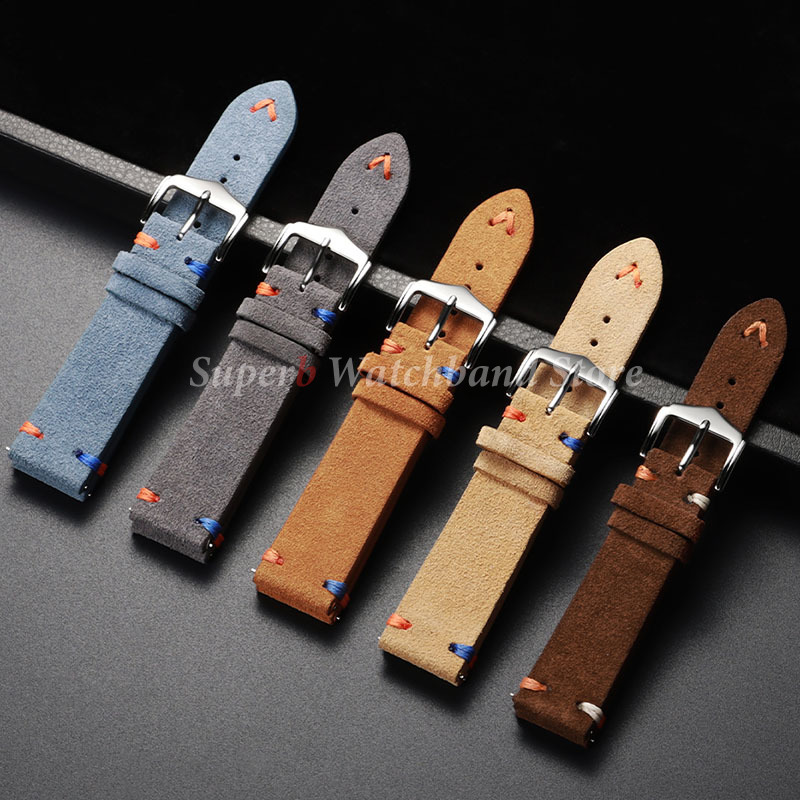 Suede Leather Watch Strap 18mm - Suede Strap Watch recensione e prezzo