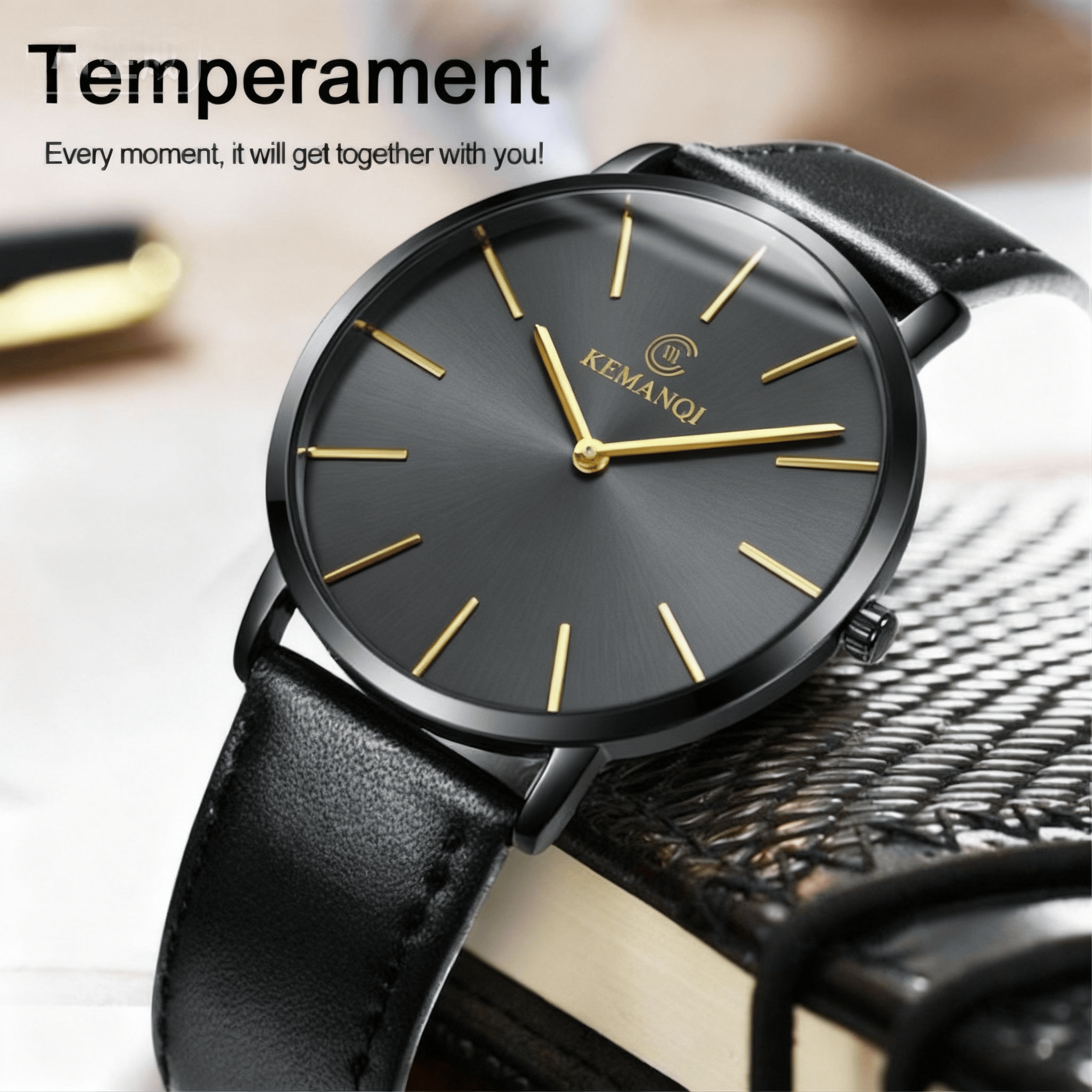 Fashion Ultra Thin Men's Quart - Leather Watch Band Men recensione e prezzo