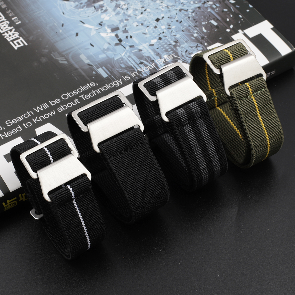 Nylon Watch Band 18mm 20mm 22m - Parachute Strap Elastic recensione e prezzo