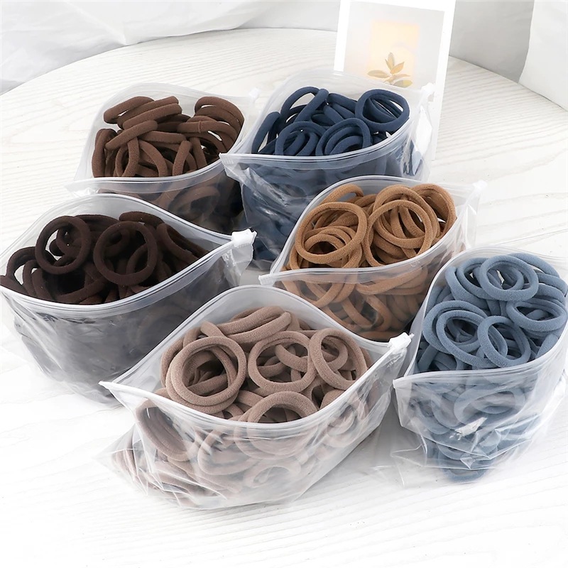 50PCS/Set Women Girls Basic Ha - Silicone Band Women recensione e prezzo