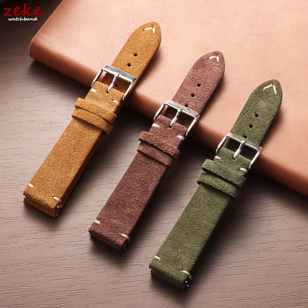 Vintage Soft Suede Leather Str - Suede Strap Watch recensione e prezzo