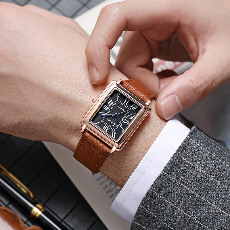 New Fashion Luxury Designer Re - Leather Watch Band Men recensione e prezzo