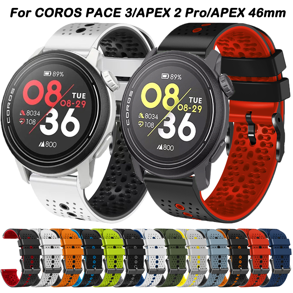 22mm Silicone Band For COROS P - Silicone Watch Band 22Mm recensione e prezzo