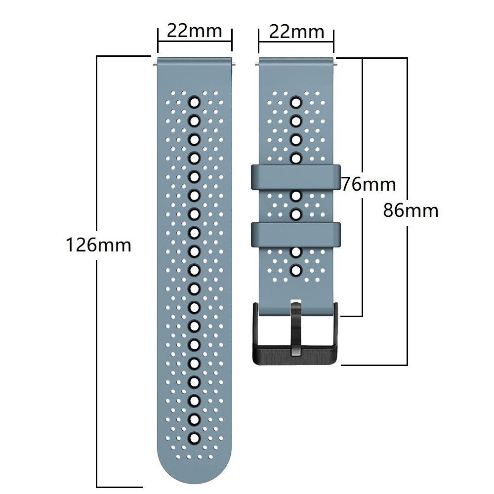 22mm Silicone Band For COROS P - Silicone Watch Band 22Mm recensione e prezzo