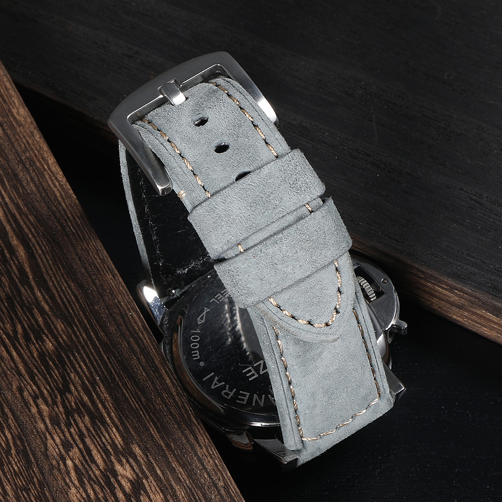 Genuine Suede Watch Strap 22mm - Suede Strap Watch recensione e prezzo
