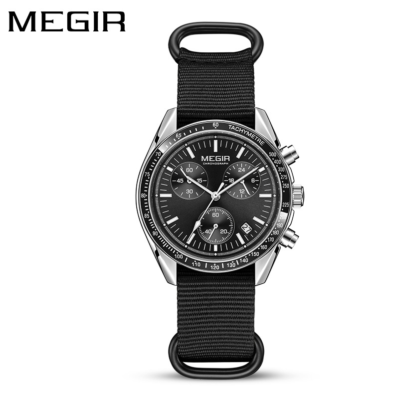 MEGIR 2247 Men's Luxury Quartz - Canvas Strap Watch recensione e prezzo