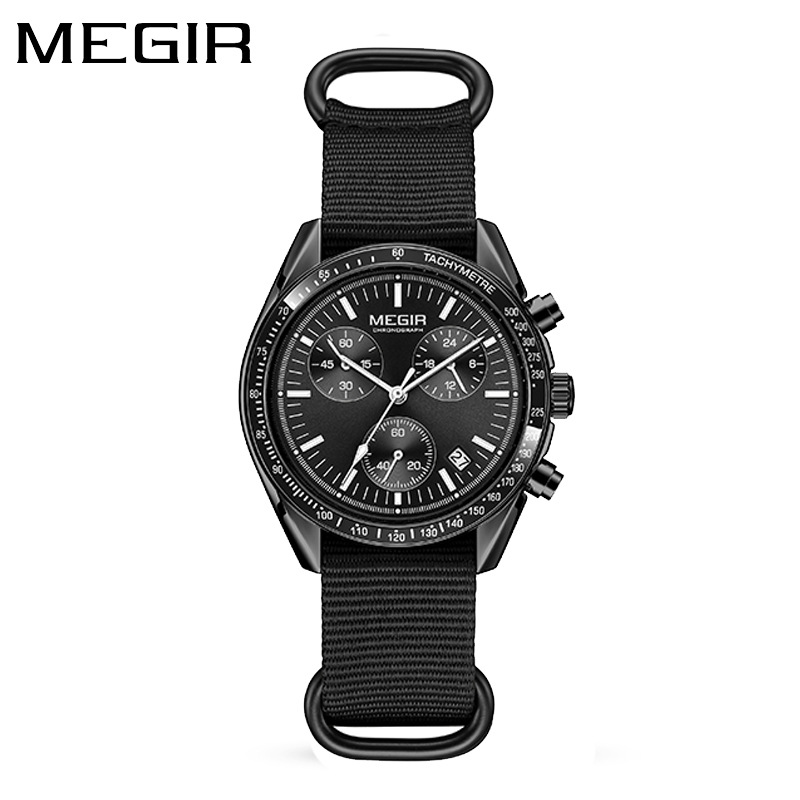 MEGIR 2247 New Luxury Men's Wa - Canvas Strap Watch recensione e prezzo