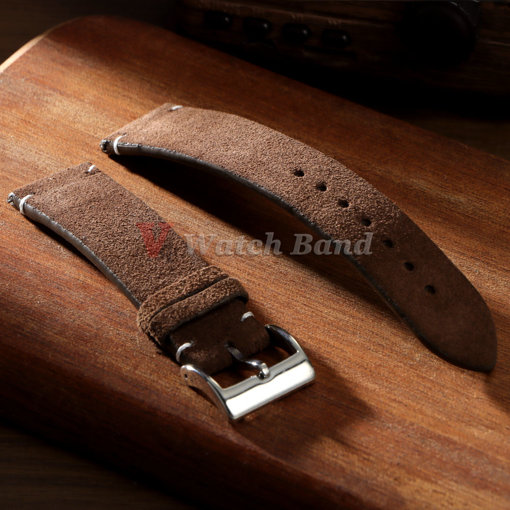20mm 22mm High Quality Suede C - Suede Strap Watch recensione e prezzo