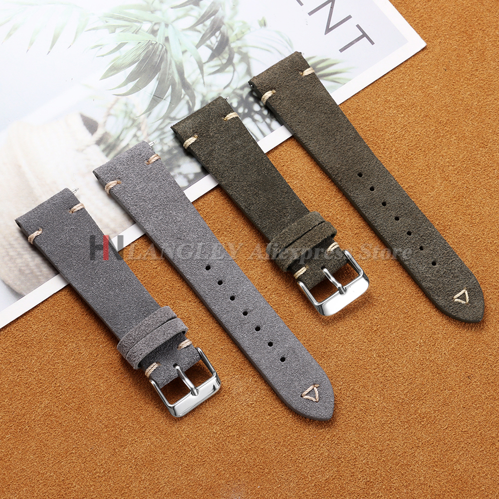 Suede Watch Strap 20mm 22mm Un - Suede Strap Watch recensione e prezzo
