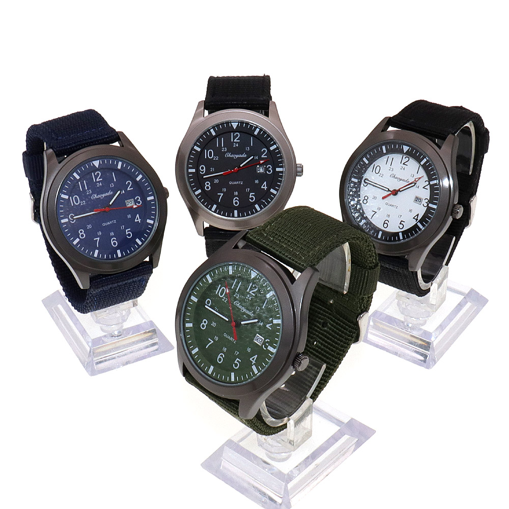Luxury Men's Quartz Watch Spor - Canvas Strap Watch recensione e prezzo