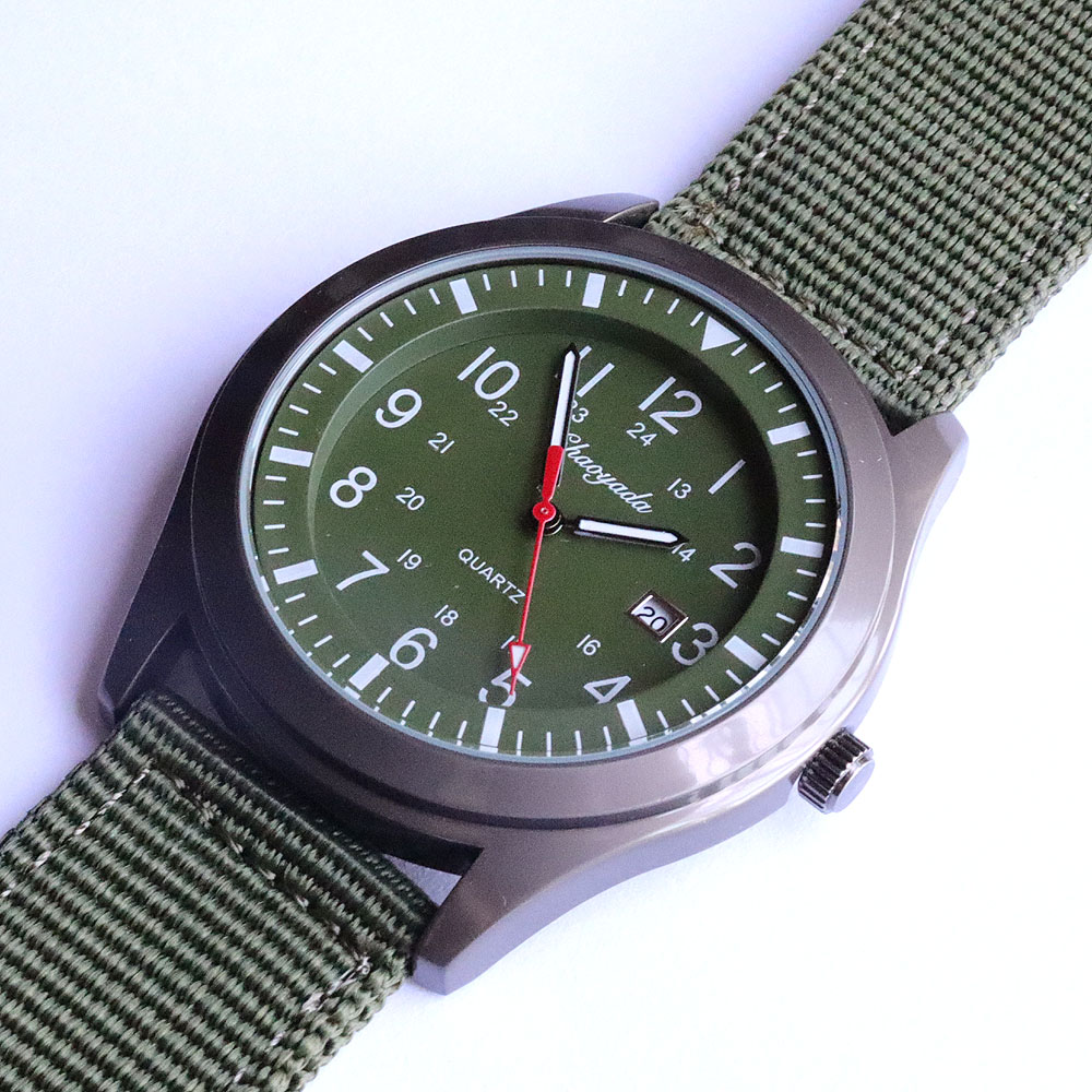 Luxury Men's Quartz Watch Spor - Canvas Strap Watch recensione e prezzo