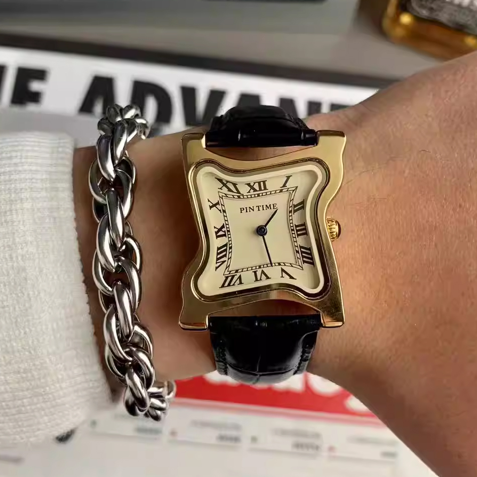 Surrealist Art Melting Clock W - Leather Watch Band Men recensione e prezzo