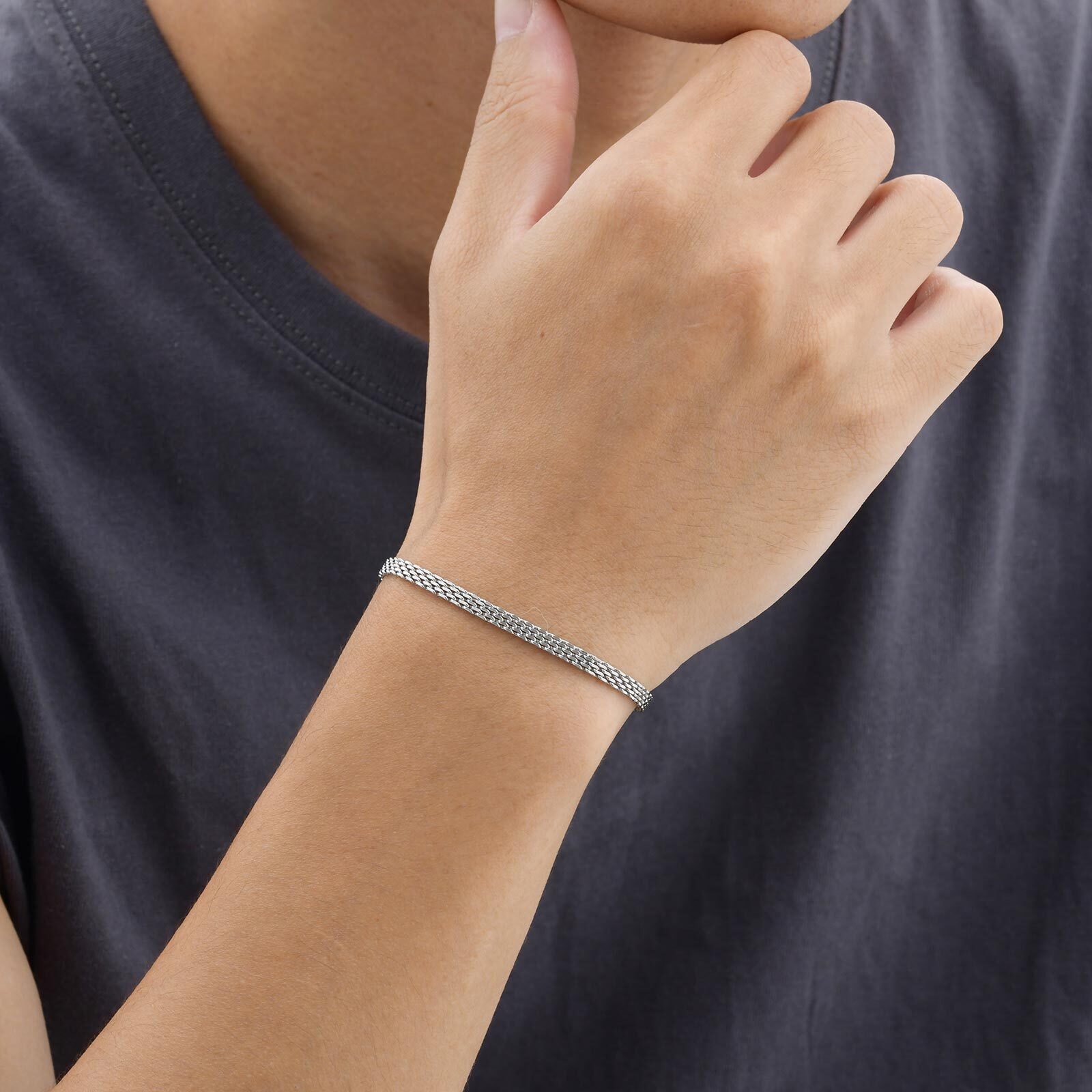 3/8mm Mesh Strap Chain Bracele - Mesh Strap Metal recensione e prezzo