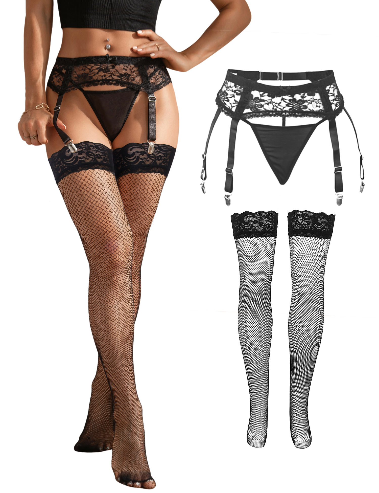 Comeondear Women Floral Lace G - Mesh Strap Metal recensione e prezzo