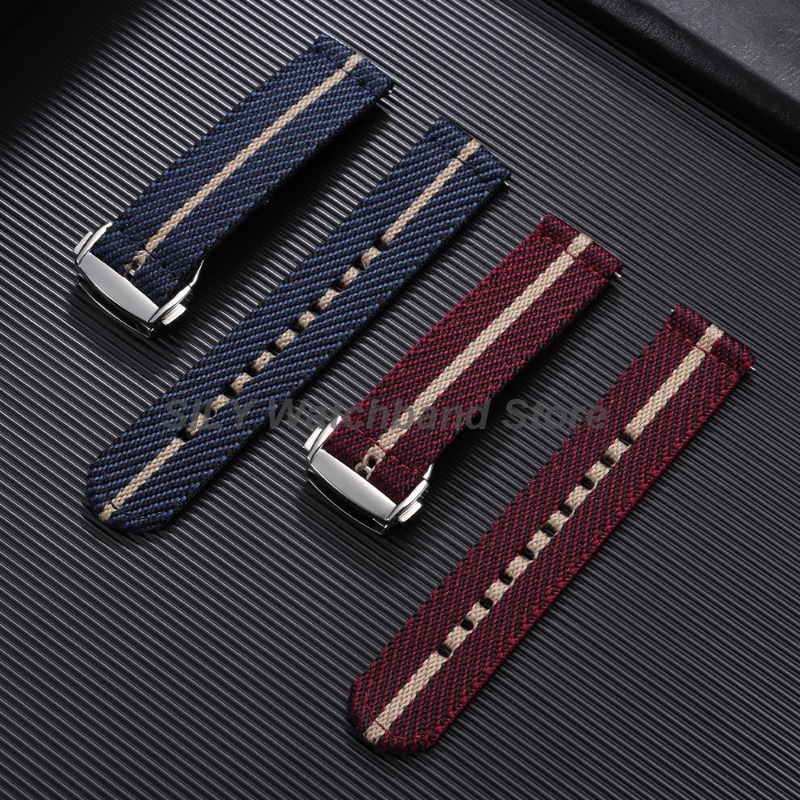 Woven Canvas Fabric Watch Band - Canvas Strap Watch recensione e prezzo