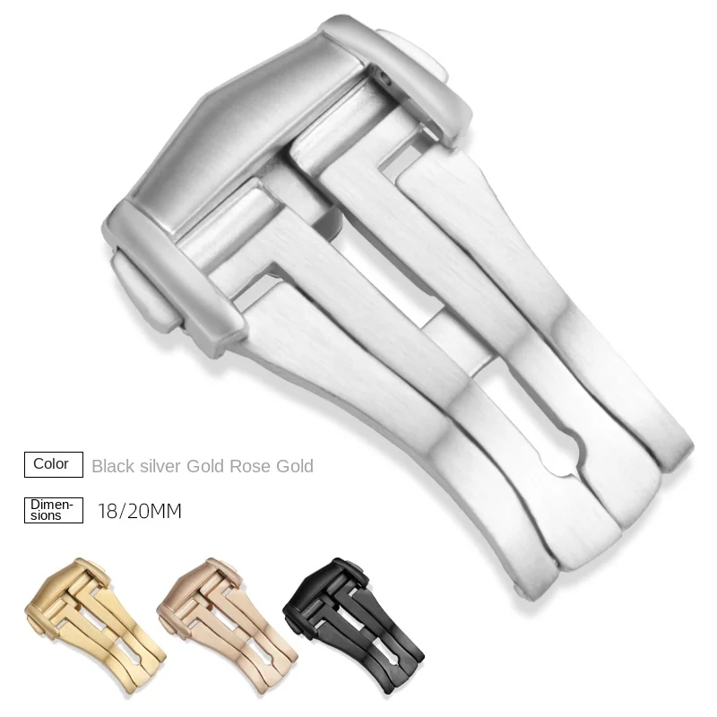 Stainless Steel Watch Buckle f - Butterfly Clasp Deployant recensione e prezzo