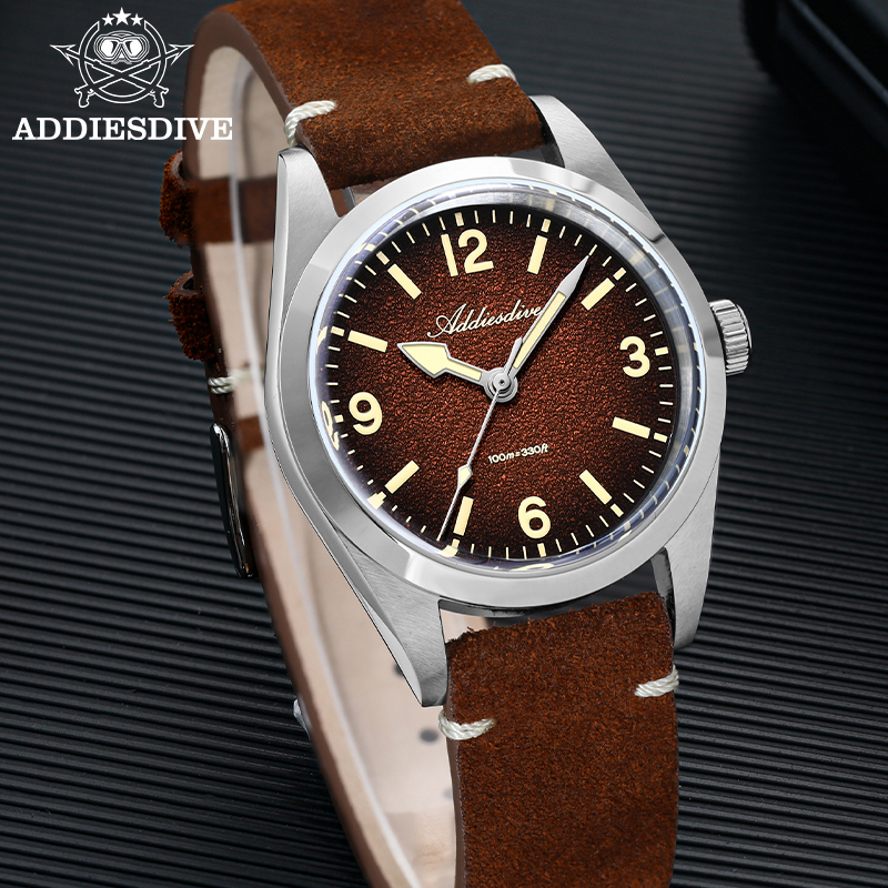 ADDIESDIVE Japan 2035 Super Lu - Suede Strap Watch recensione e prezzo