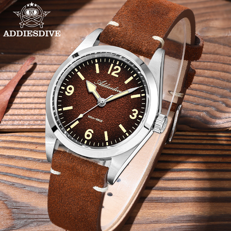 ADDIESDIVE Japan 2035 Super Lu - Suede Strap Watch recensione e prezzo