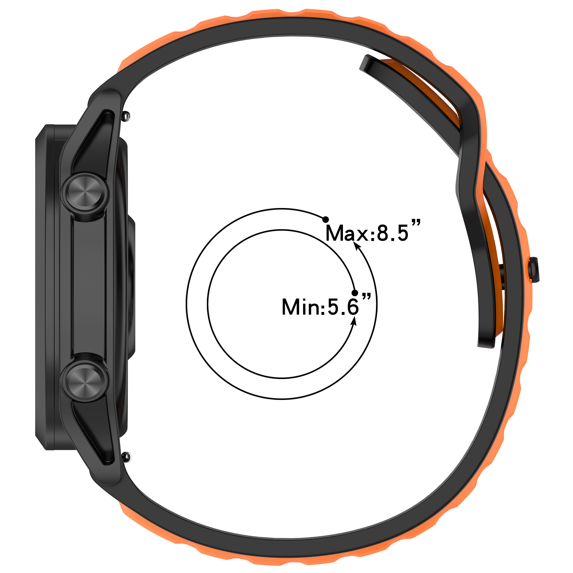 20 22mm Silicone Strap For Pol - Silicone Watch Band 22Mm recensione e prezzo