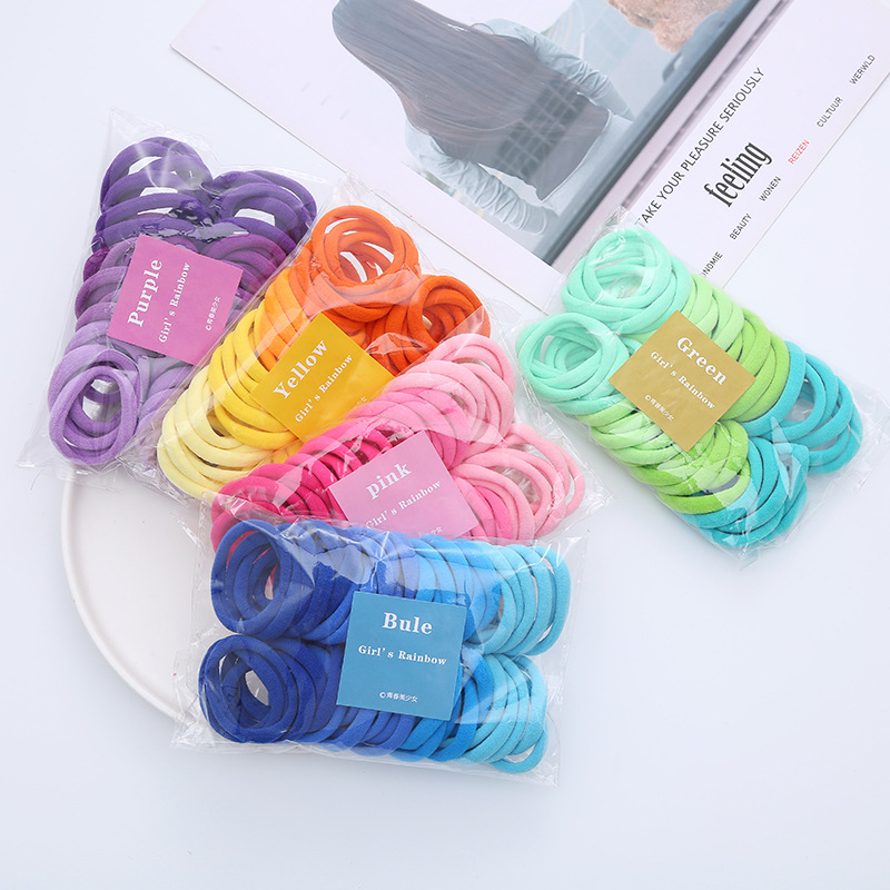 50PCS/Set Women Girls Basic Ha - Silicone Band Women recensione e prezzo