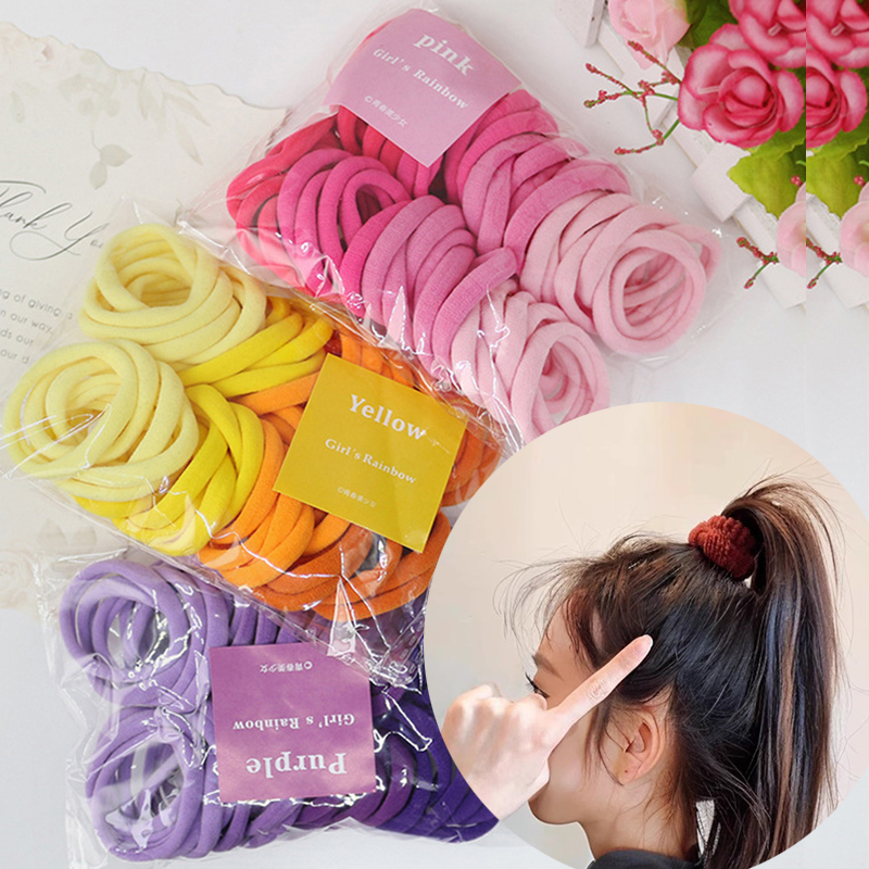 50PCS/Set Women Girls Basic Ha - Silicone Band Women recensione e prezzo