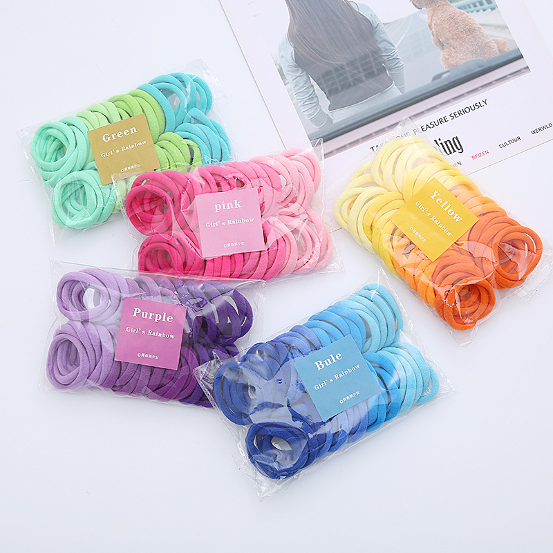 50PCS/Set Women Girls Basic Ha - Silicone Band Women recensione e prezzo