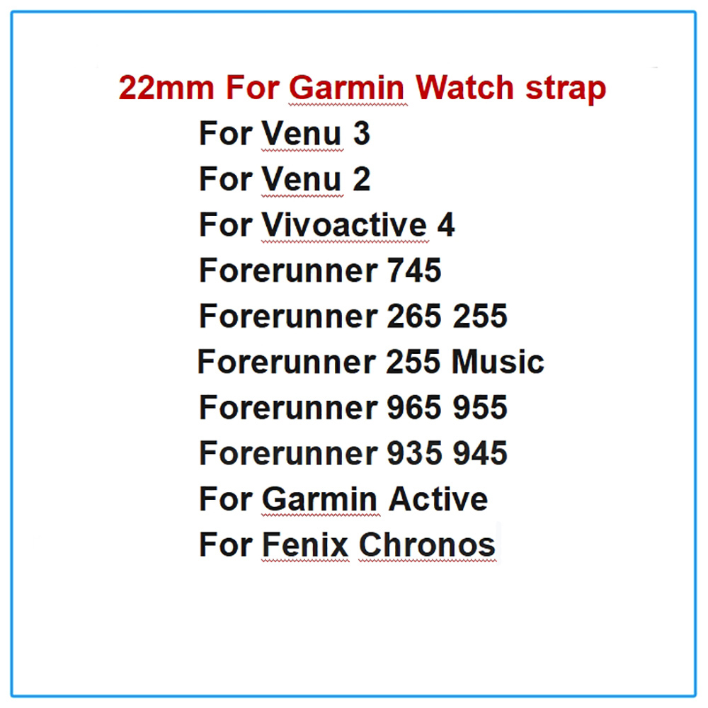 Silicone 22mm Strap For Garmin - Mesh Strap Metal recensione e prezzo