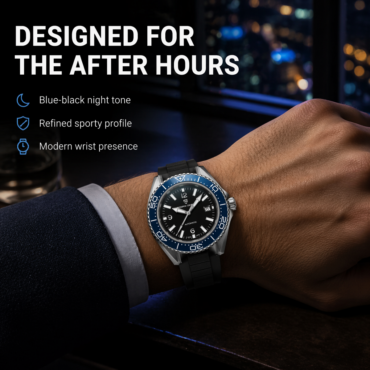 Pagani Design New Men's Mechan - Rubber Strap Diver recensione e prezzo