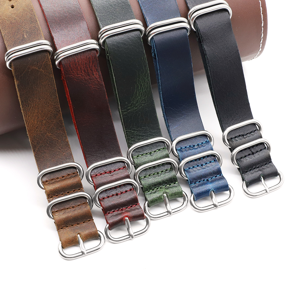 Genuine Leather Watch Band 18m - Nato Strap Nylon recensione e prezzo