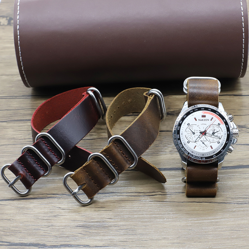 Genuine Leather Watch Band 18m - Nato Strap Nylon recensione e prezzo