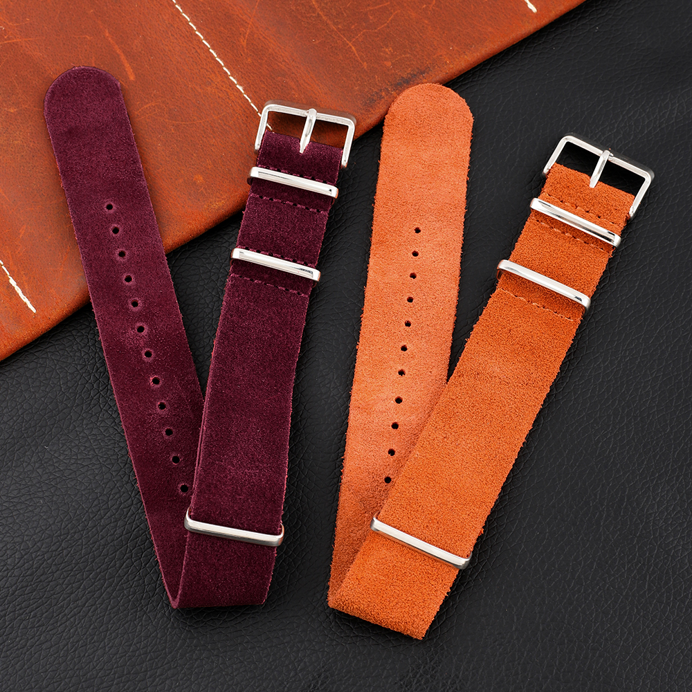 18mm 20mm 22mm Vintage Soft Su - Suede Strap Watch recensione e prezzo
