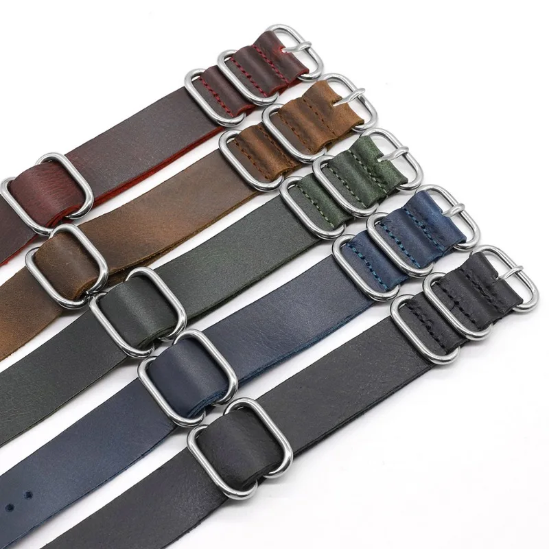 Vintage Genuine Leather Watch  - Nato Strap Nylon recensione e prezzo